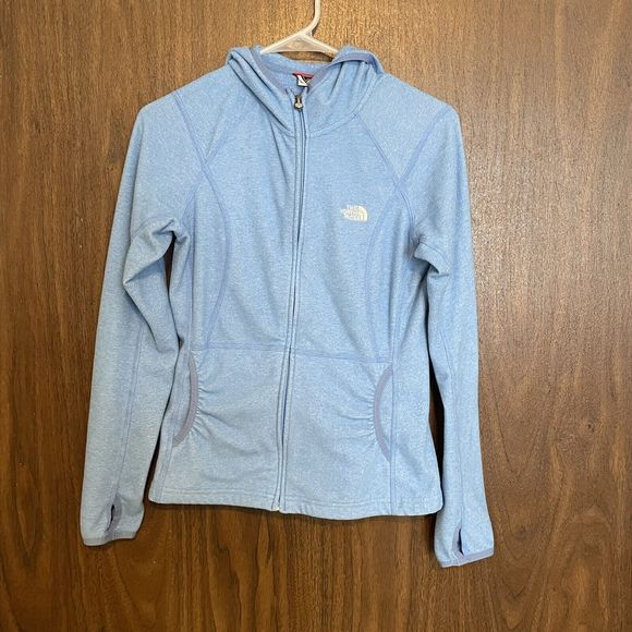 The North Face Jackets & Blazers - The North Face TKA 100 Womens Small Blue Fleece Masonic Hoodie Full Zip Jacket